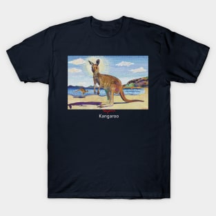 Kangaroos on beach T-Shirt